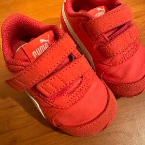 Puma Kids Bright Red Sneakers